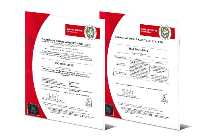 ISO 9001:2015 Certificates